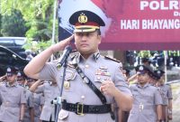 Kapolres Gresik AKBP Ramadhan Nasution ziarah Nasional dan Tabur Bunga