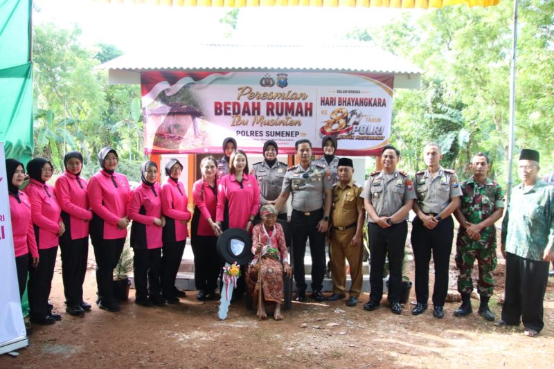 Kapolres Sumenep AKBP Anang Hardiyanto resmikan Rutilahu