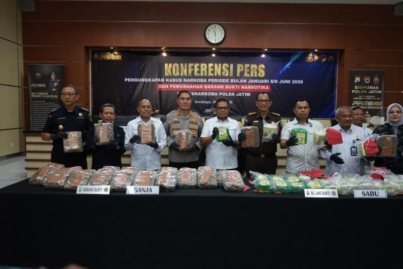 Ditresnarkoba Polda Jatim ungkap kasus Narkoba