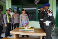 Kapolres Bojonegoro AKBP Afrian Satya Permadi beri kejutan di HUT POMAD