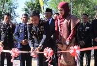 Kapolres Ngawi AKBP Prayoga Angga Widyatama resmikan bangun sumur bor Presisi