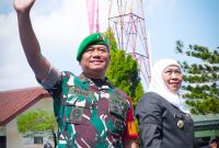 Danrem 084/Bhaskara Jaya Brigjen TNI Kohir saat hadiri upacara Pembukaan Bakti TNI AD