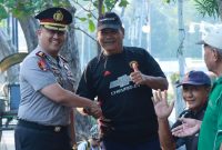 Kapolres Gresik AKBP Ramadhan Nasution tinjau kelancaran lalulintas hari pertama masuk sekolah