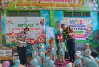 Satlantas Polres Lumajang tanamkan budaya tertib lalulintas sejak usia dini