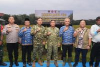 Danrem 084/Bhaskara Jaya Brigjen TNI Kohir saat acara di Gresik