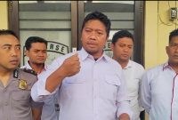Kasatreskrim Polres Bangkalan AKP Eriek Triyasworo berikan keterangan