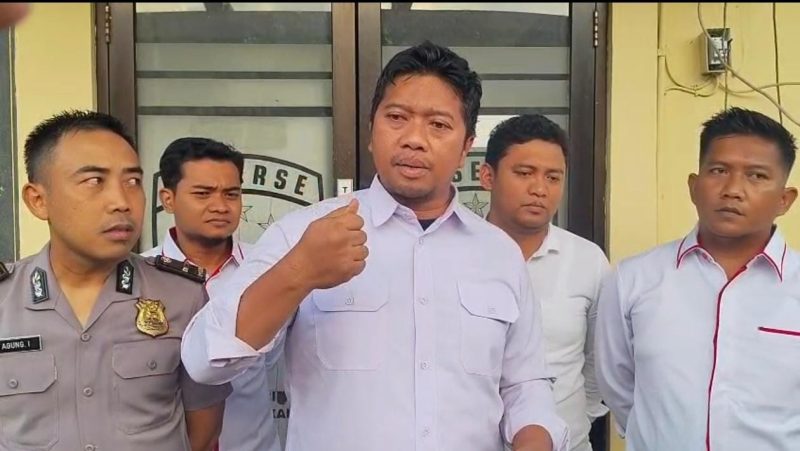 Kasatreskrim Polres Bangkalan AKP Eriek Triyasworo berikan keterangan