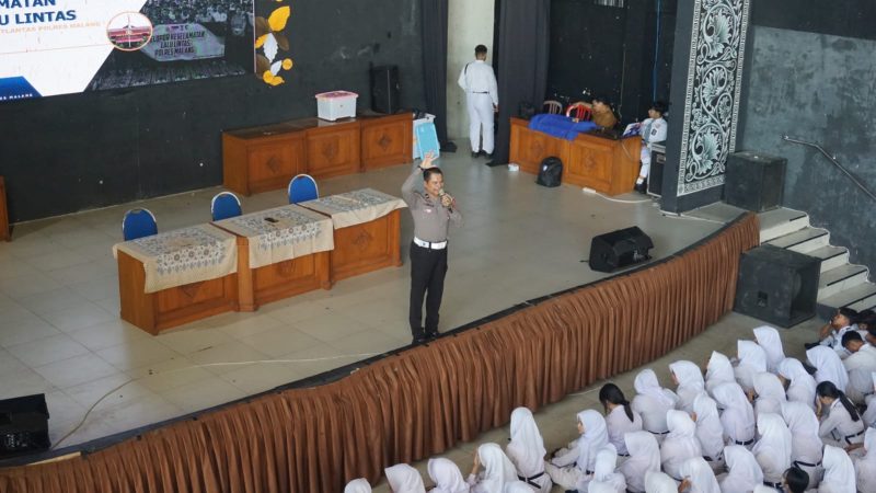 Satlantas Polres Malang sosialisasi tertib berlalulintas