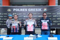 Polres Gresik tunjukkan barang bukti sabu siap edar