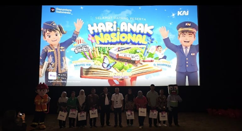 KAI Daop 8 Surabaya peringati Hari Anak Nasional