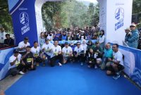 Kapolres Magetan AKBP Dr. Raden Erik Bangun Prakasa saat agenda Trail Run Ring of Lawu 2026
