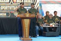 Danrem 084/Bhaskara Jaya Brigjen TNI Kohir saat peresmian BHAJAY CUP 2026