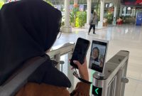 Penumpang Manfaatkan Face Recognition Boarding Gate