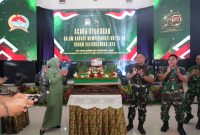 Danrem 084/Bhaskara Jaya Brigjen TNI Kohir saat gelar Tasyakuran