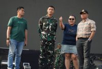 Danrem 084/Bhaskara Jaya Brigjen TNI Kohir tinjau lokasi Pesta Rakyat