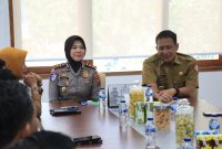 Kapolres Bojonegoro AKBP Yenni Diarty silaturahmi ke Bupati Bojonegoro Setyo Wahono