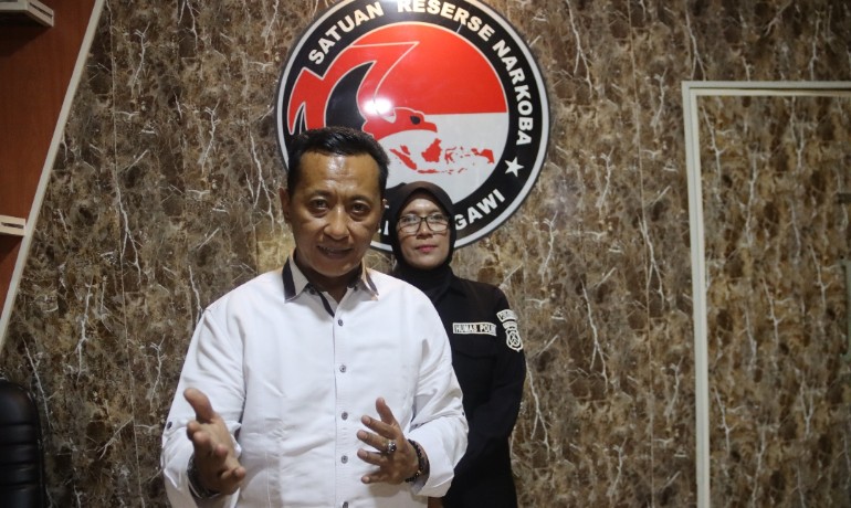 Kasatresnarkoba AKP M. Luthfi