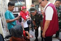 Kasiter Kasrem 084/Bhaskara Jaya, Kolonel Kav Ivan Alfa saat kunjungan ke Pamekasan