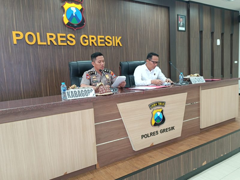 Polres Gresik gelar Latpraops Tumpas Narkoba Semeru