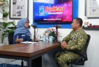 Danrem 084/Bhaskara Jaya Brigjen TNI Kohir saat Podcast di Memorandum
