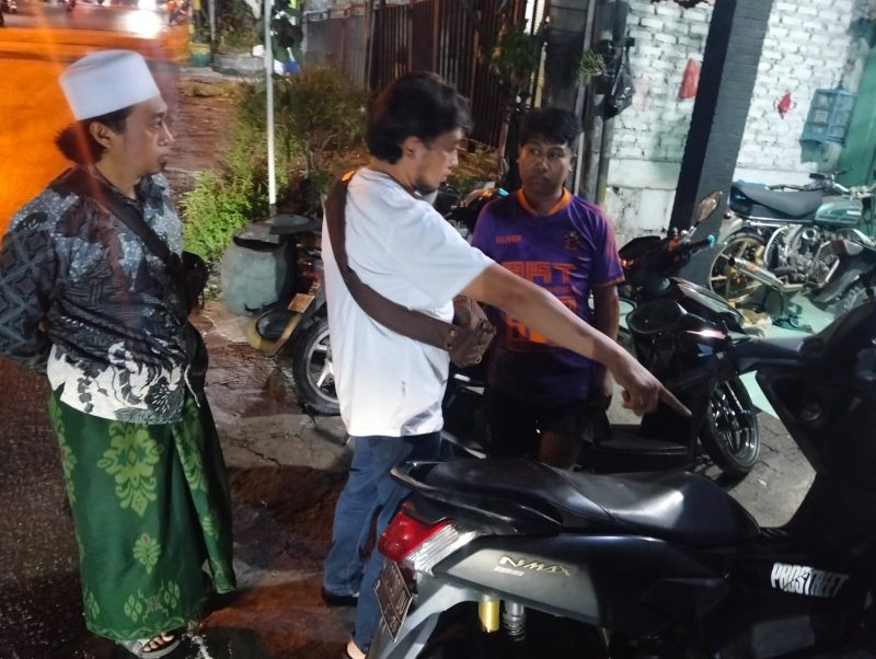 Polsek Kebomas amankan motor korban