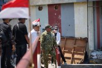 Danrem 084/Bhaskara Jaya Brigjen TNI Kohir tinjau lokasi