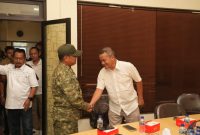 Danrem 084/Bhaskara Jaya Brigjen TNI Kohir silaturahmi ke PWI Jatim