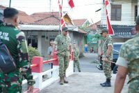 Danrem 084/Bhaskara Jaya Brigjen TNI Kohir tinjau Bakti TNI AD