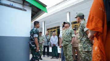 Danrem 084/Bhaskara Jaya Brigjen TNI Kohir tinjau lokasi Bakti TNI AD