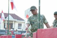 Danrem 084/Bhaskara Jaya Brigjen TNI Kohir cek jembatan Garuda