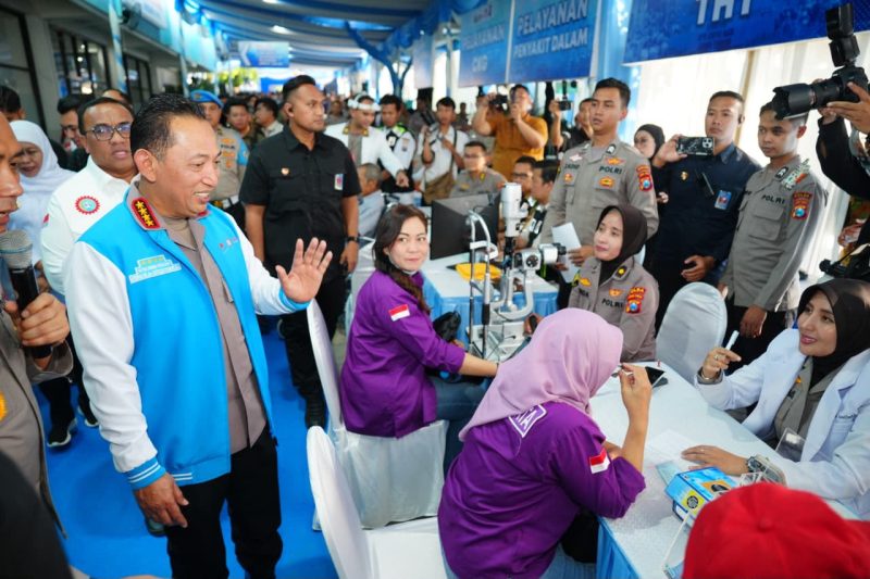 Kapolri Jenderal Listyo Sigit Prabowo tinjau Baktikes Polri
