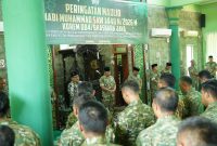 Danrem 084/Bhaskara Jaya Brigjen TNI Kohir saat peringati Maulid Nabi Muhammad SAW