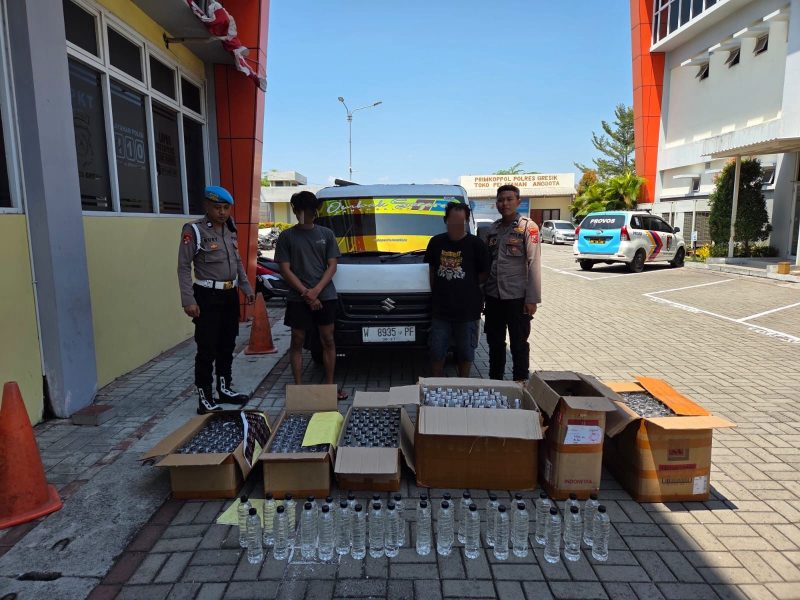 Polres Gresik amankan barang bukti Arak Bali