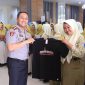 Kapolres Gresik AKBP Ramadhan Nasution sambut pelajar SMPN 22 Gresik