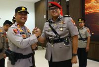 Kapolres Gresik AKBP Ramadhan Nasution pimpin sertijab PJU dan Kapolsek