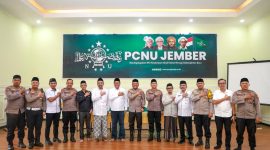 Kapolres Jember AKBP Alaiddin silaturahmi ke kantor PCNU