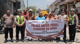 Polres Gresik beri bantuan air bersih