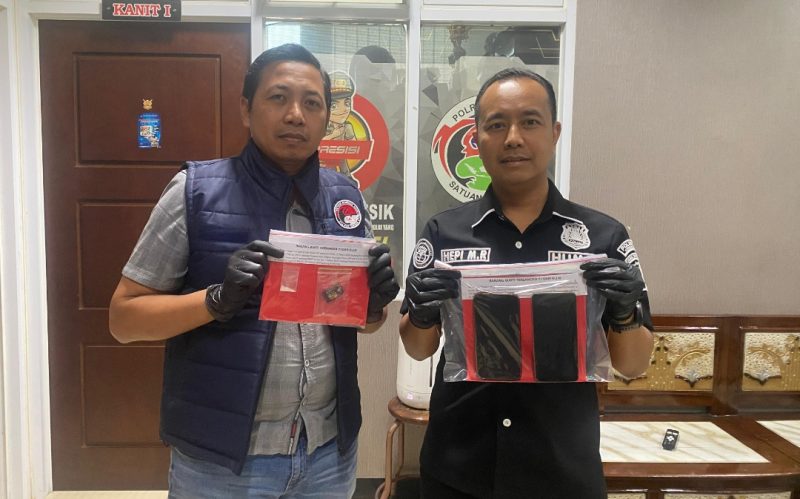Polres Gresik amankan barang buktinya
