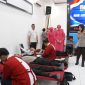 Kapolres Bojonegoro AKBP Yenni Diarty tinjau Baksos donor darah