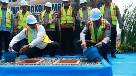 Kapolda Jatim Irjen Pol Drs Nanang Avianto resmikan pembangunan Mako Kompi 2 Batalyon B Pelopor di Pasuruan