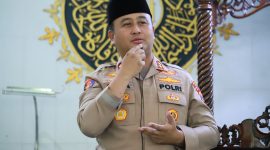 Kapolres Gresik AKBP Ramadhan Nasution saat Safari Jum'at
