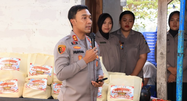 Kapolres Ngawi AKBP Prayoga Angga Widyatama