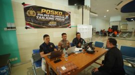 Posko korban KM Virgo Polres Pelabuhan Tanjung Perak