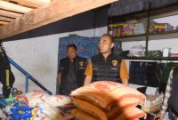 Kasatreskrim Polres Bondowoso Iptu Wawan Trinono sidak pasar