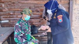 Tim Dokkes Polres Malang cek kesehatan penjinak Karhutla
