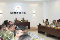 Danrem 084/Bhaskara Jaya Brigjen TNI Kohir matangkan persiapan penutupan Bakti TNI AD