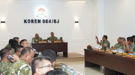 Danrem 084/Bhaskara Jaya Brigjen TNI Kohir matangkan persiapan penutupan Bakti TNI AD