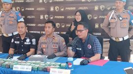 Satresnarkoba Polres Gresik sita 10,8 Kg Ganja di Gudang Ekspedisi