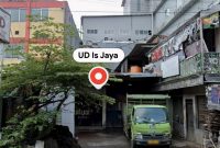 Lokasi TKP Toko Bangunan