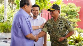 Danrem 084/Bhaskara Jaya Brigjen TNI Kohir antar Presiden RI ke-6 di Juanda